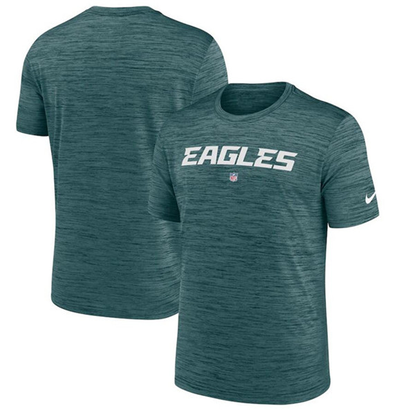 Men's Green Philadelphia Eagles Elocity Performance T-Shirt